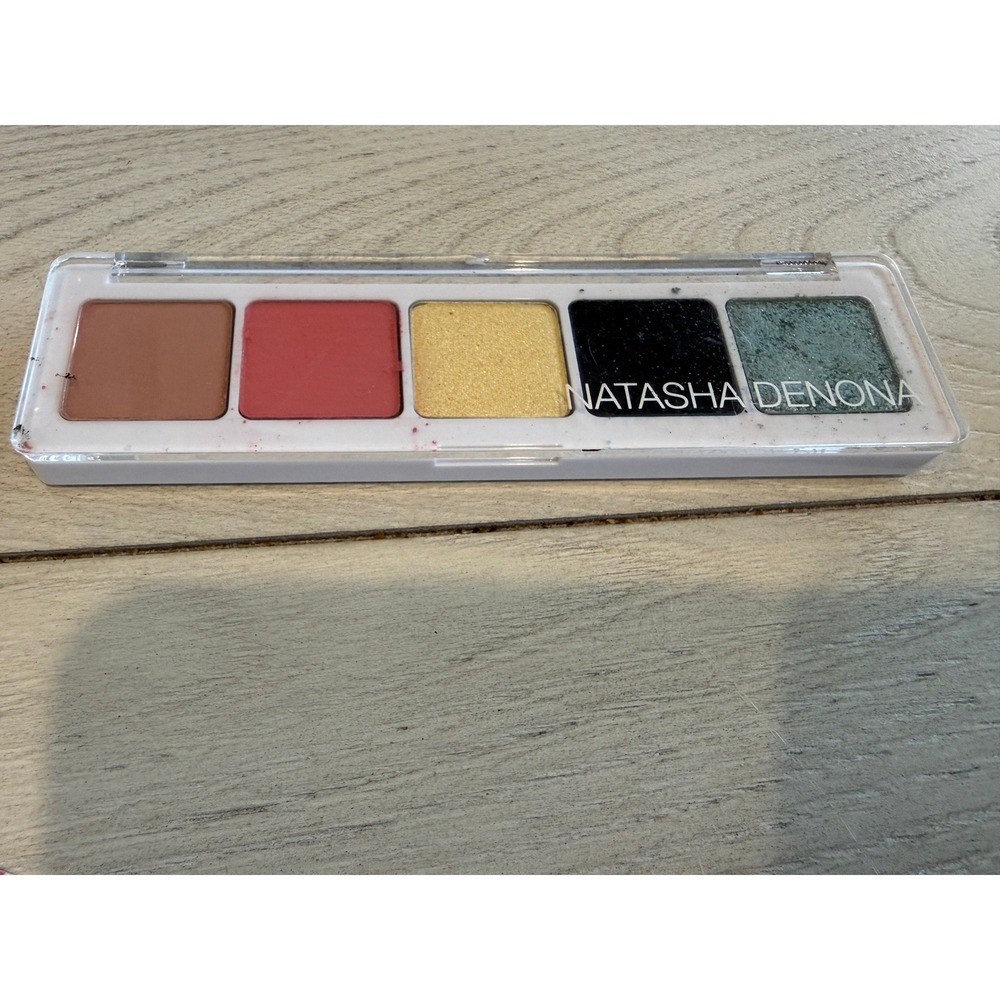 Natasha Denona Jubilee 5 Eyeshadow Palette Vintage Taupe Limoncello Mint Frost